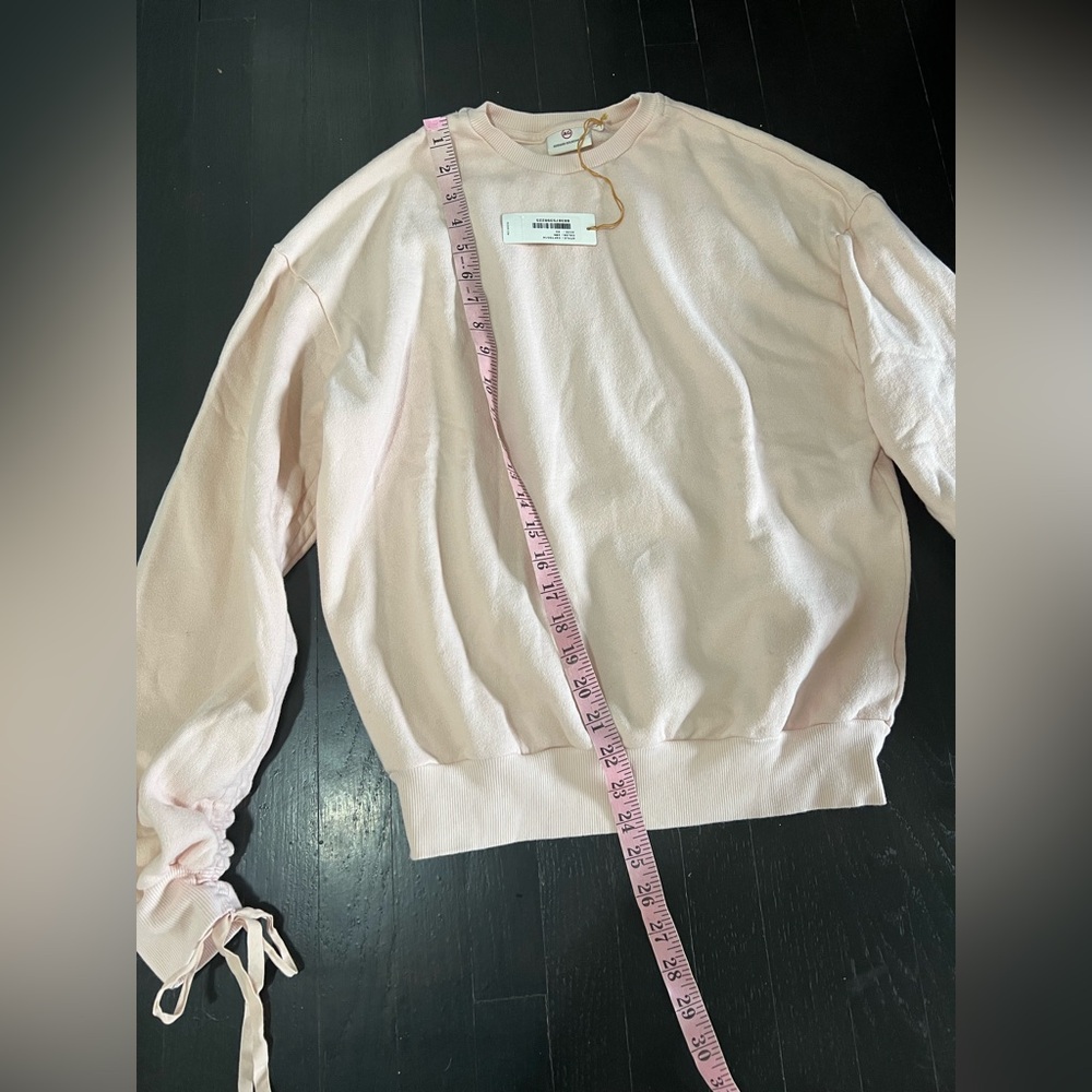Ag Adriano Goldschmied women’s Light Pink Sweatshirt size XS - Picture 5 of 9